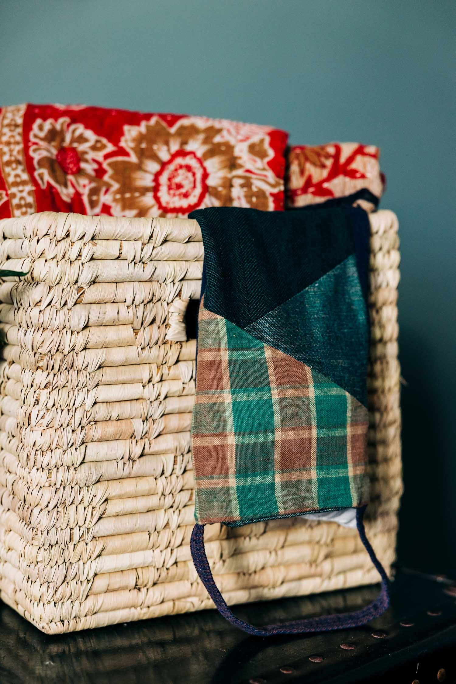 Patchwork Flaxseed Neck Wrap