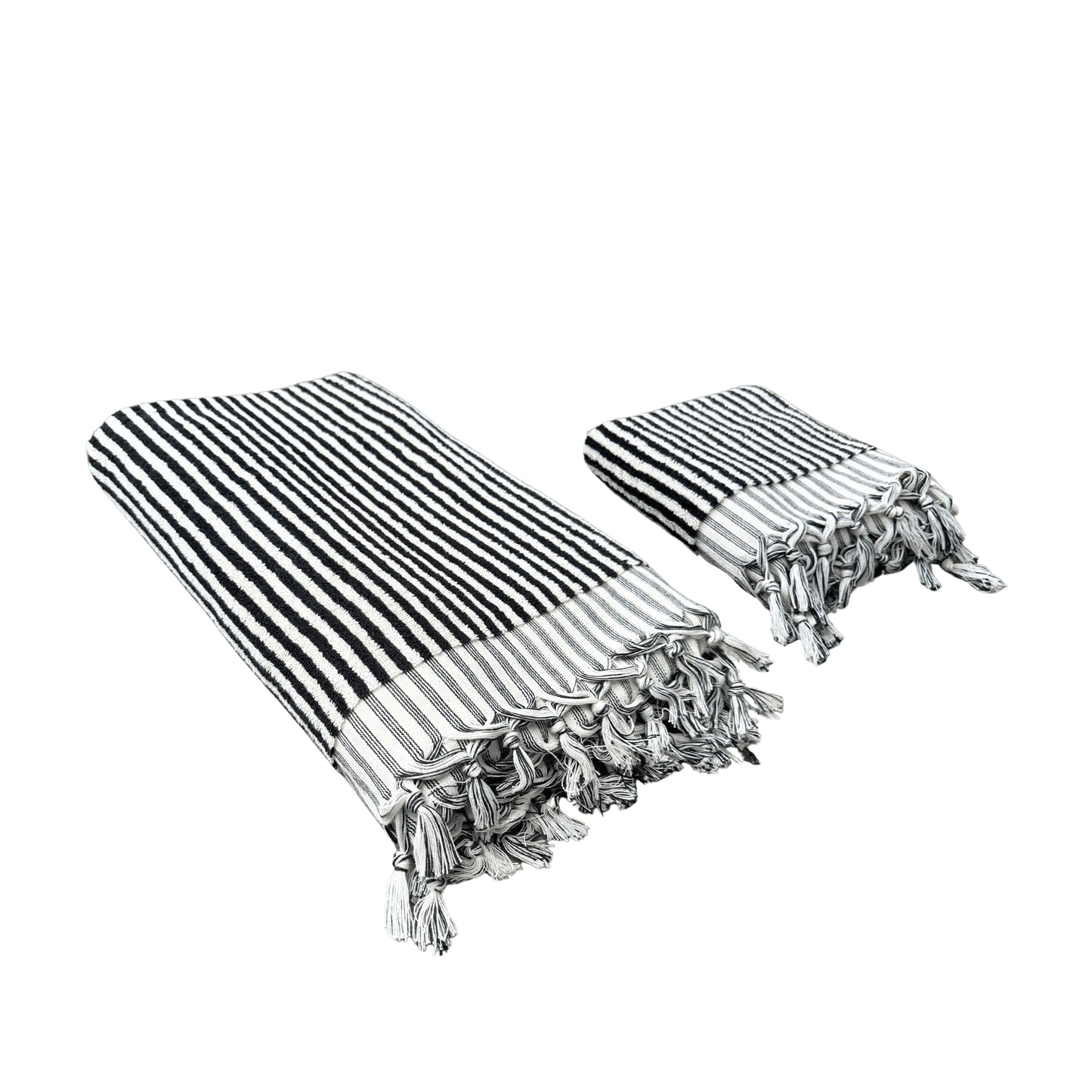 Striped Terry Towel Set