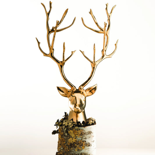 Stag Bust Gold