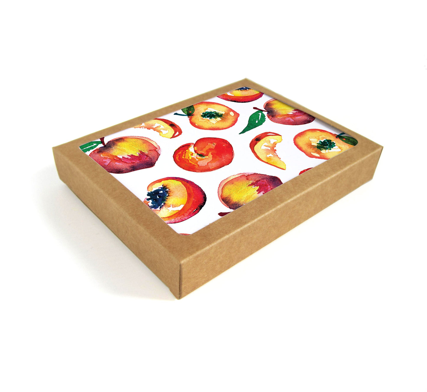 Peaches Watercolor Card