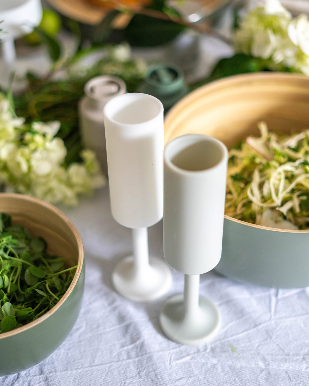 blanc + dove | seff | silicone unbreakable champagne flute