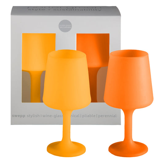 Buttermilk + Cantaloupe | Swepp | Unbreakable Wine Glasses