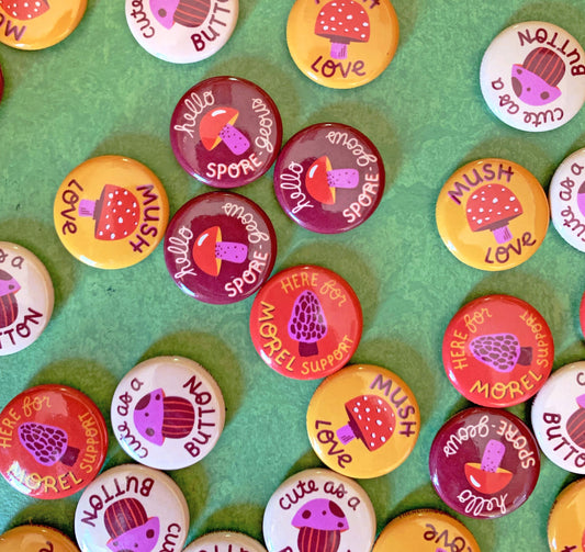 Mush Love Mushroom Magnet Set