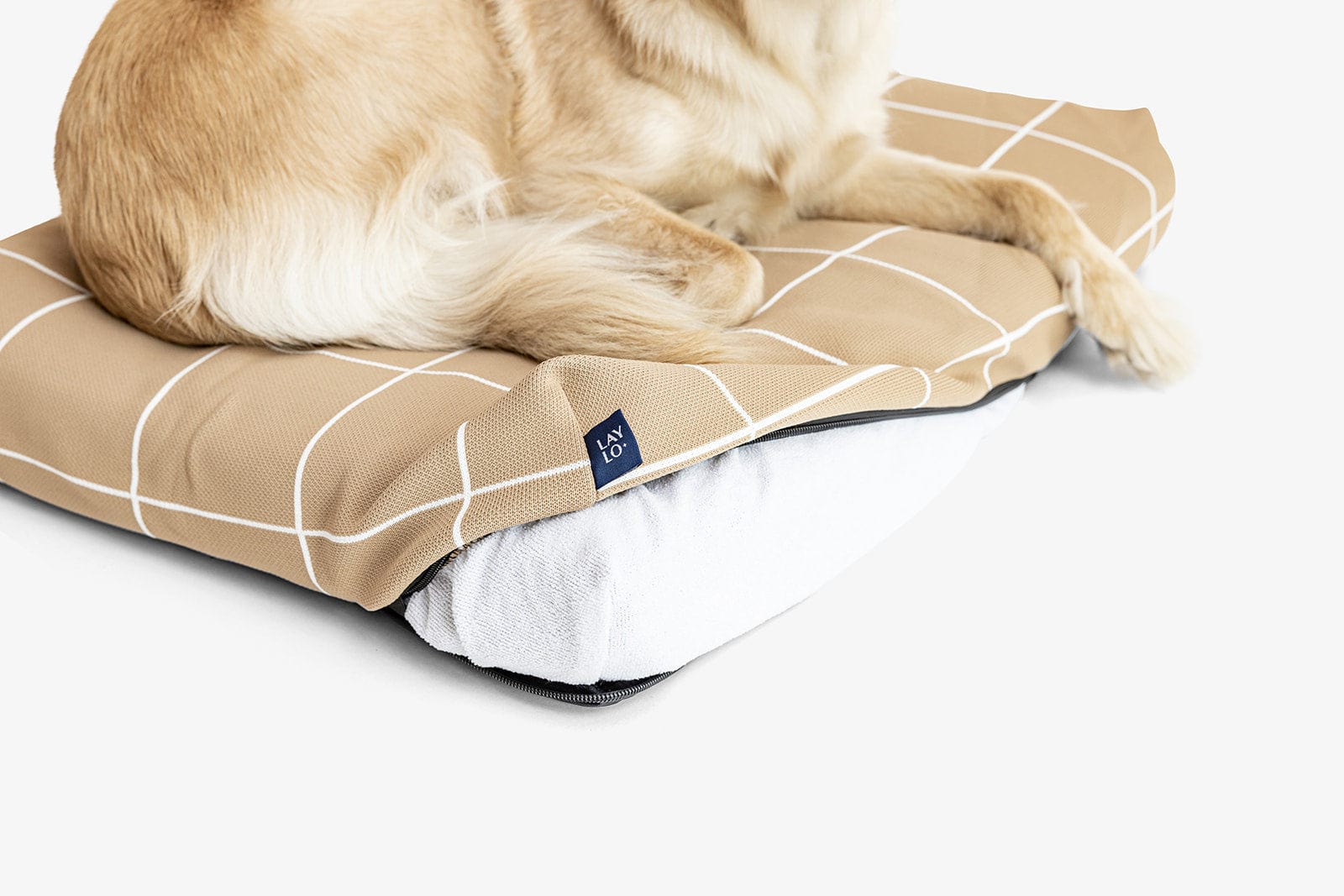 LAY LO Pets - Premium Waterproof Dog Bed Liner / DIY Mattress Stuff Sack