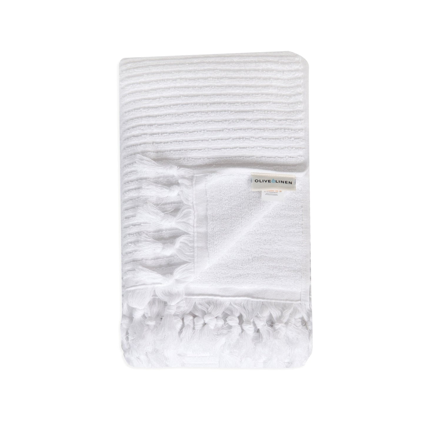 Ribbed Loom Terry Hand Towel Bundle