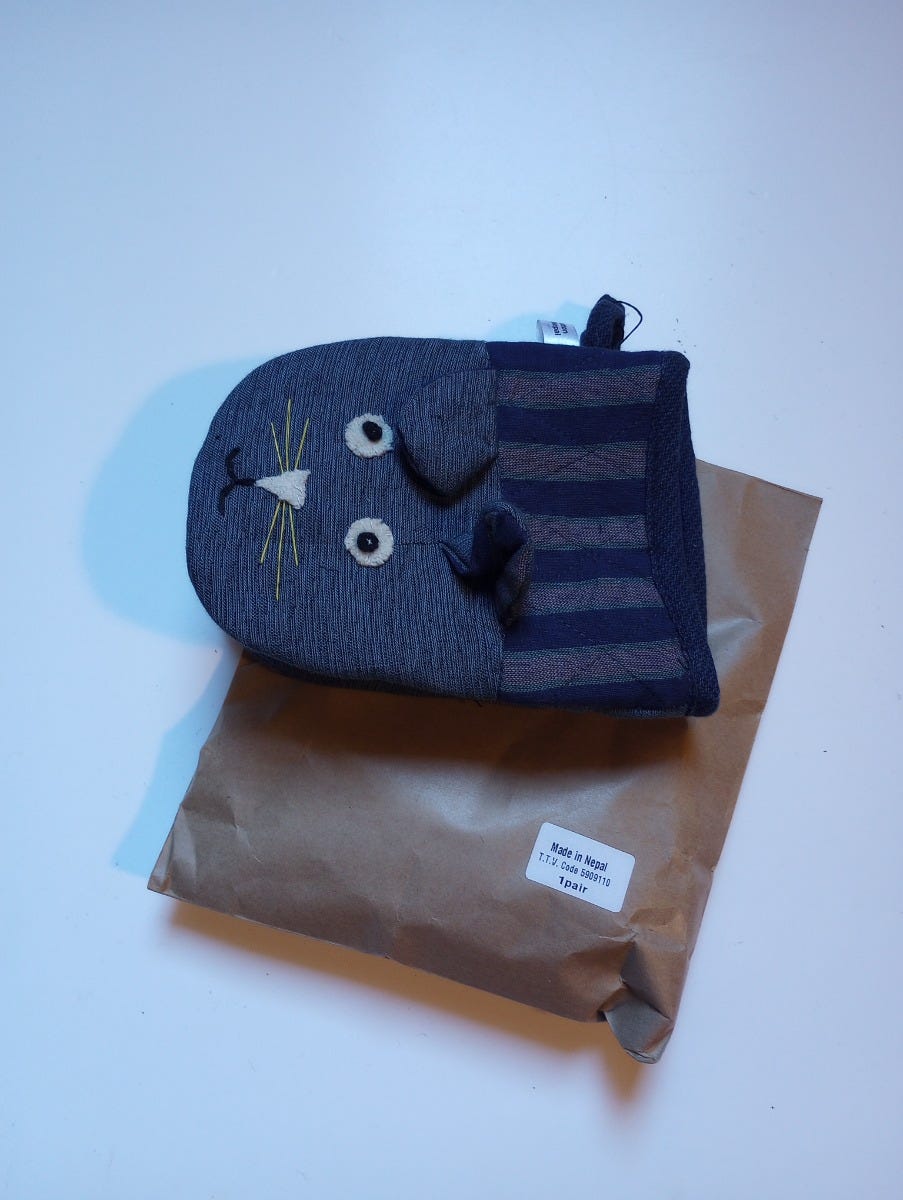 Little Kitty Oven Mitts