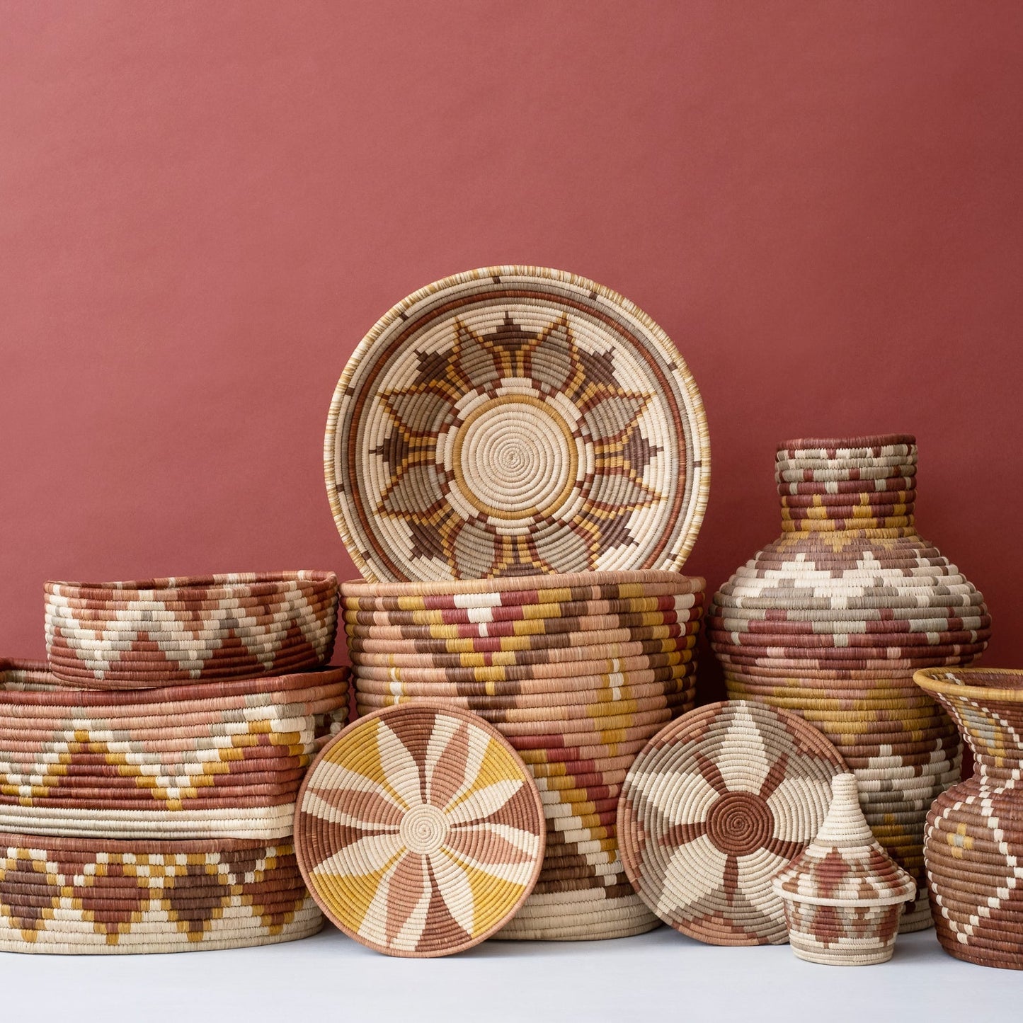 Small Zig Zag Basket ~ Elevate Collection