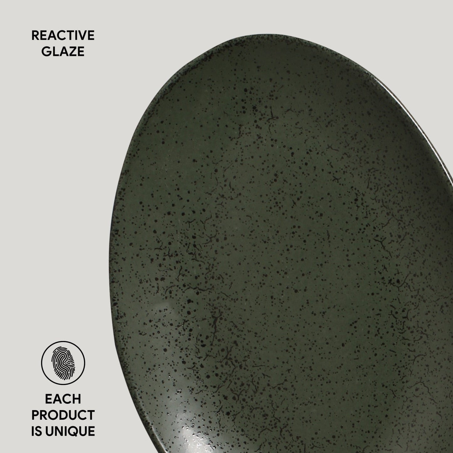 Oval Dessert Plate Set of 4