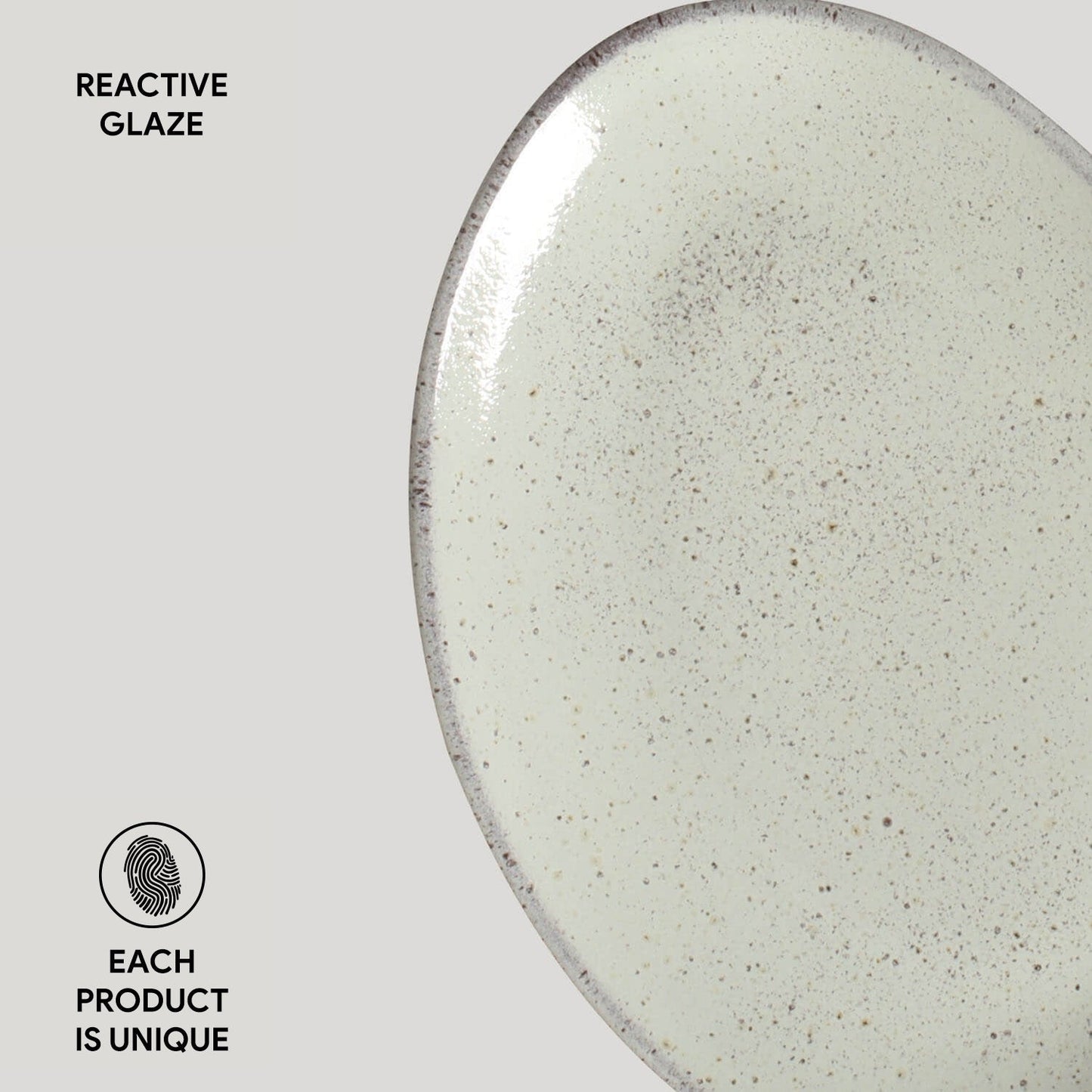 Oval Dessert Plate Set of 4