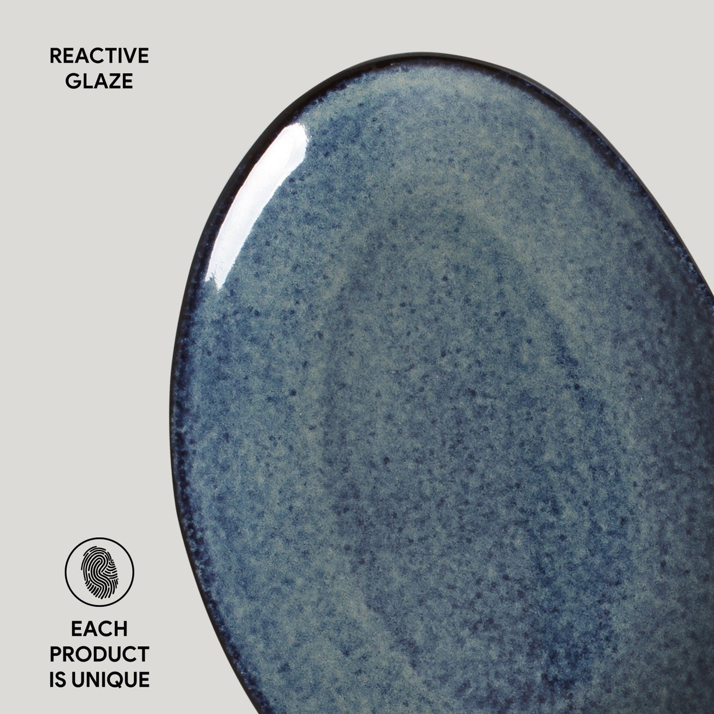 Oval Dessert Plate Set of 4