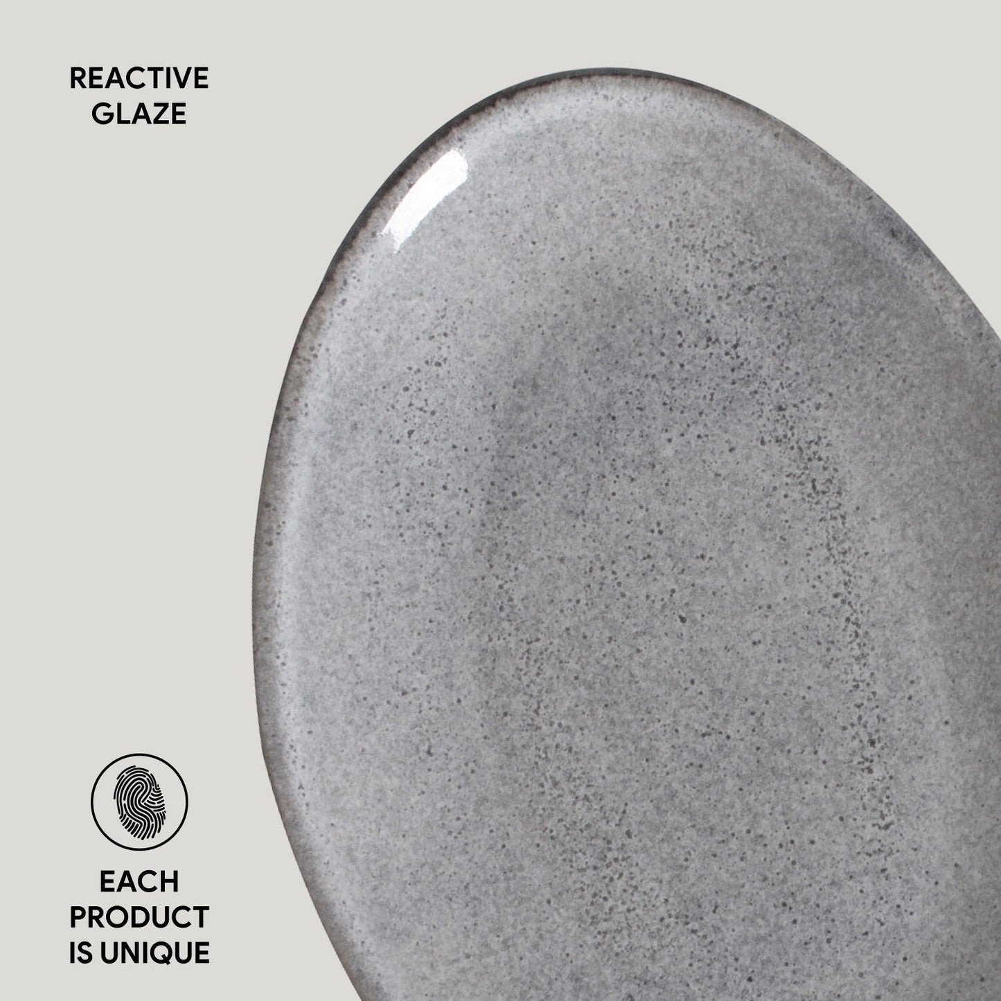 Oval Dessert Plate Set of 4