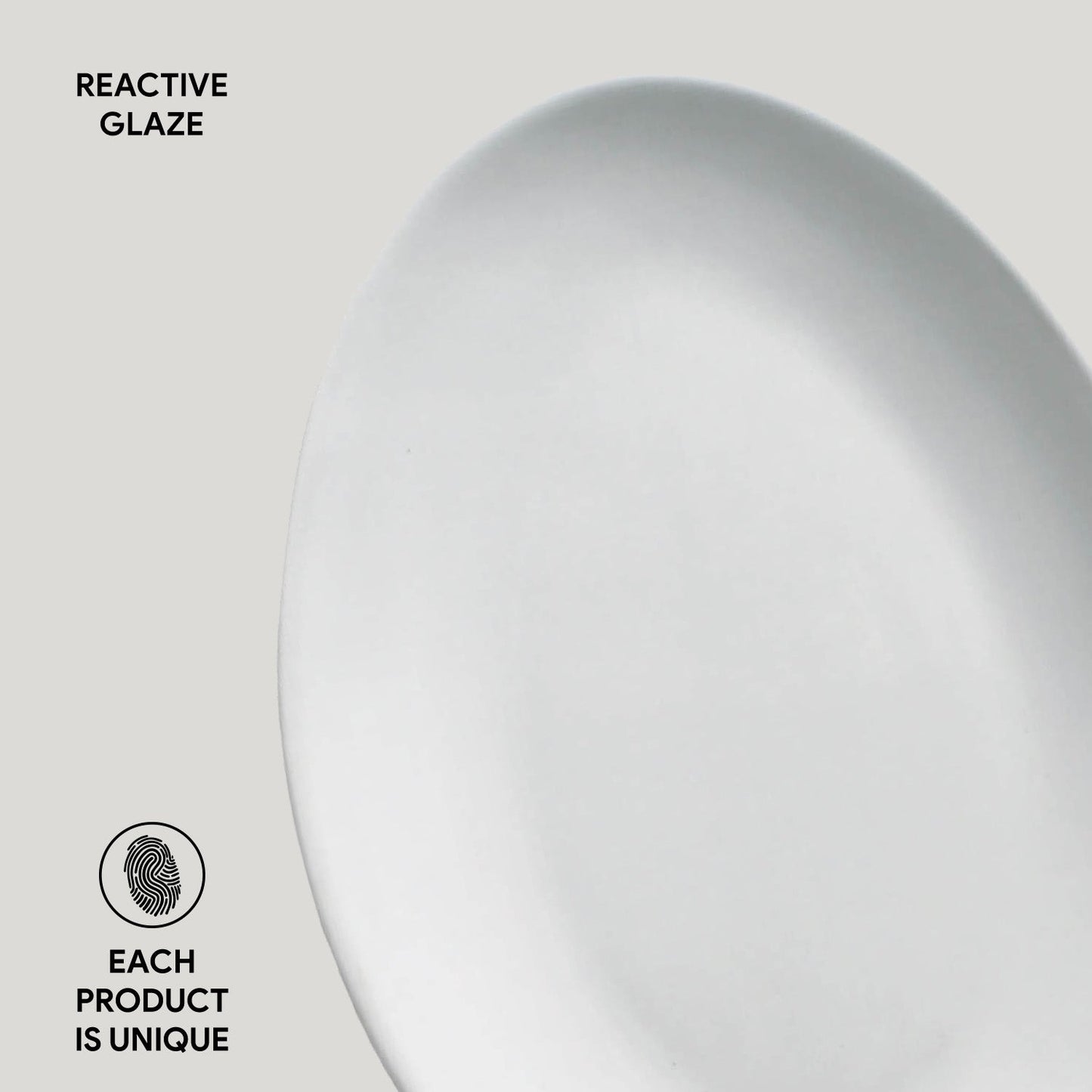 Oval Dessert Plate Set of 4