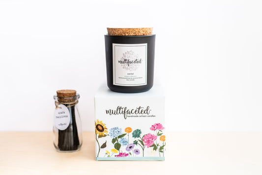Santal Scent Candle - Eco-Friendly 8 oz.