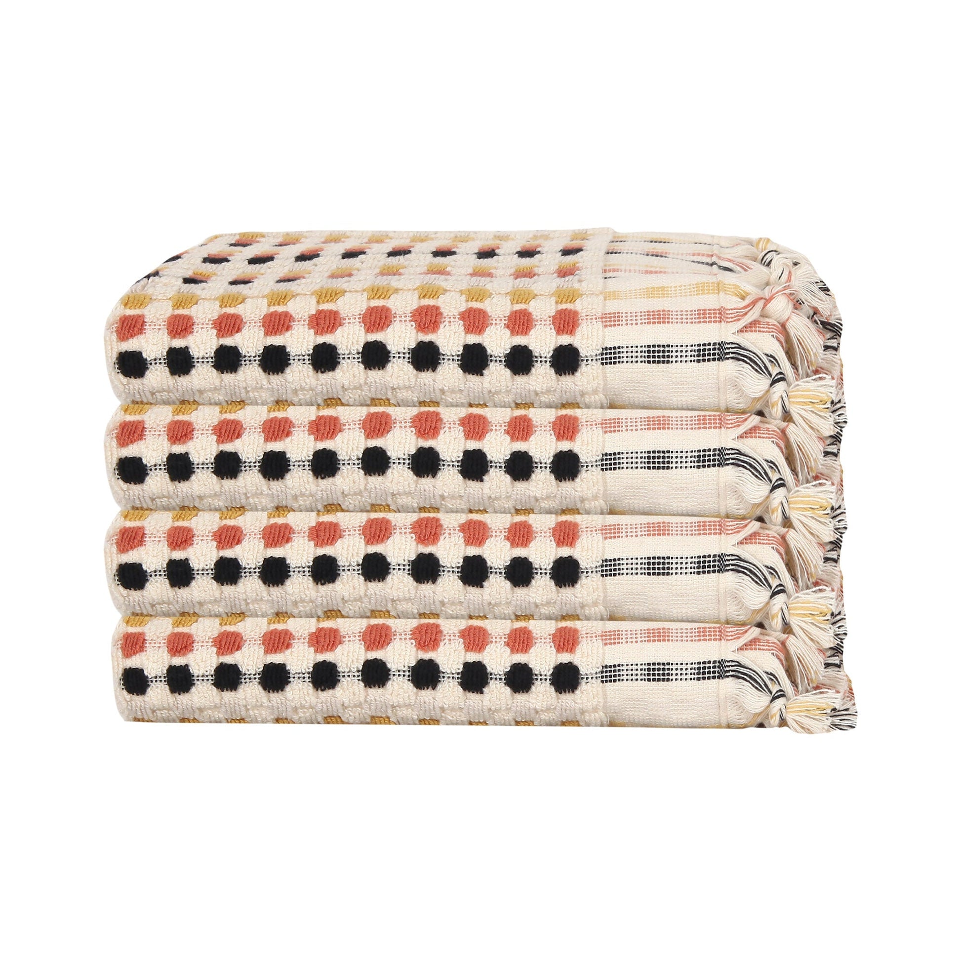 Dots Terry Hand Towel Bundle