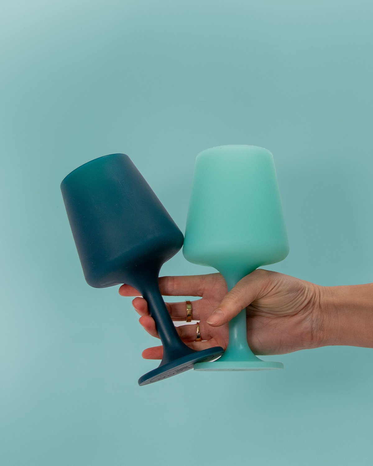 mist + ink | swepp | silicone unbreakable wine glasses