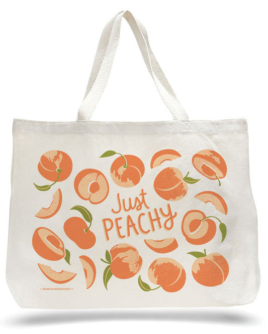 Peach Tote Bag