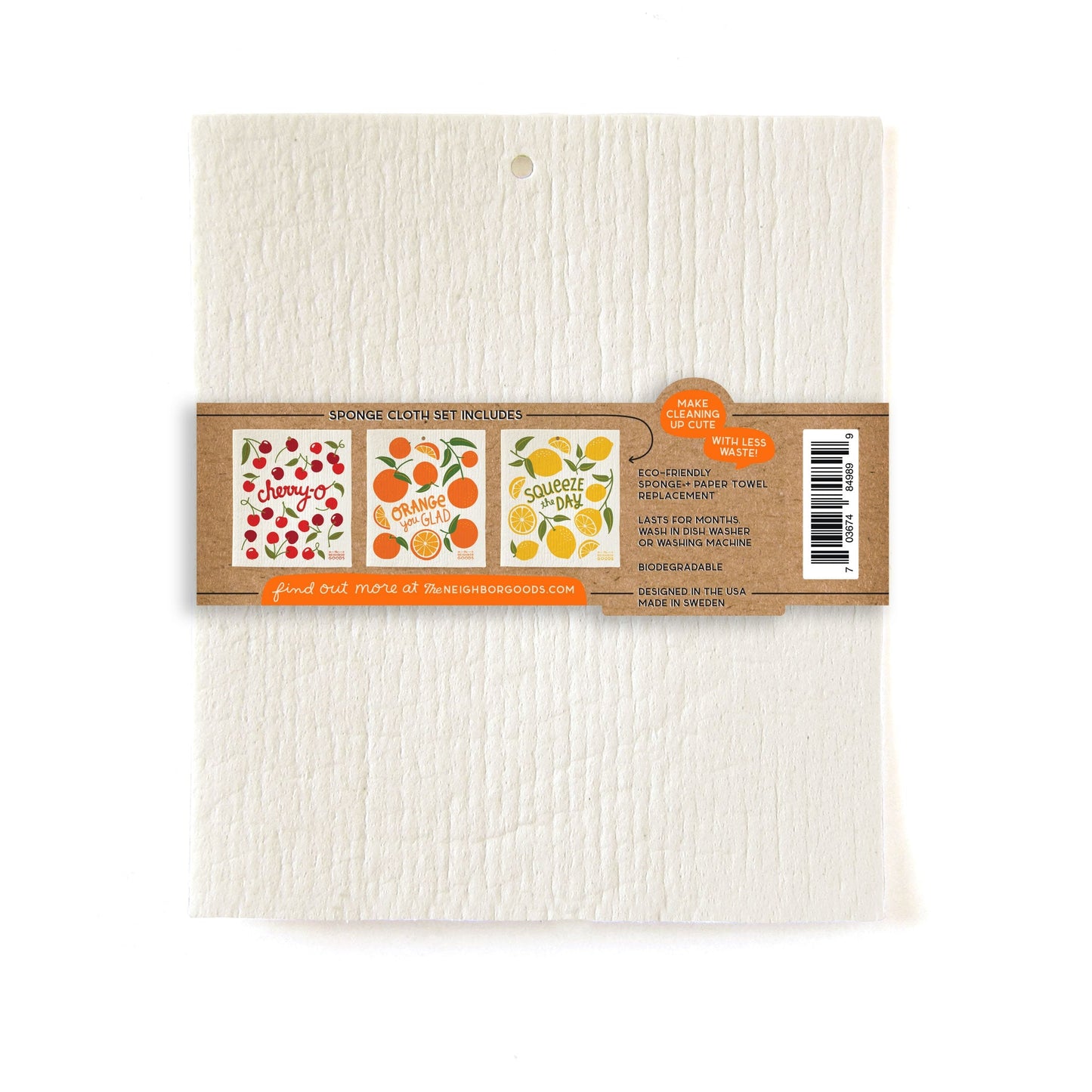 Fruit Stand - Sponge Cloth SET OF 3