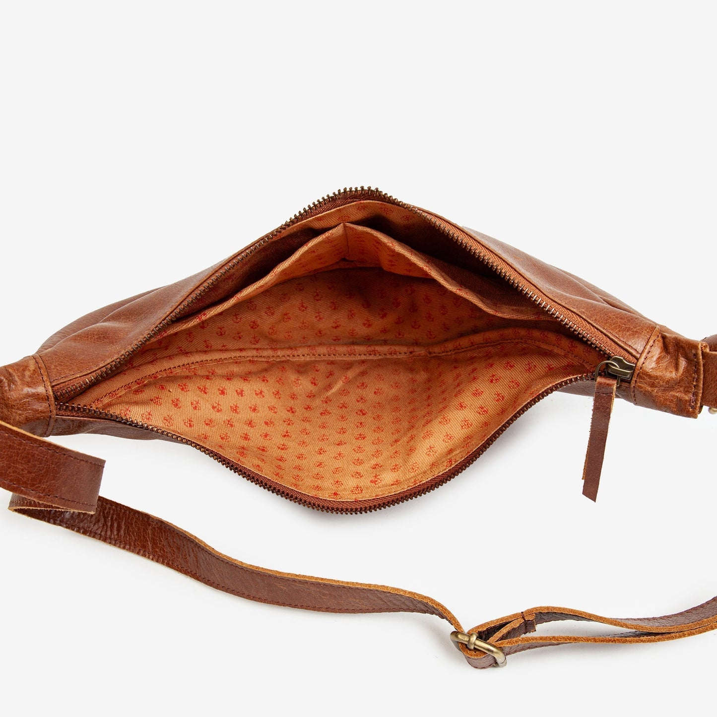 Leather Moon Sling - Vintage Brown