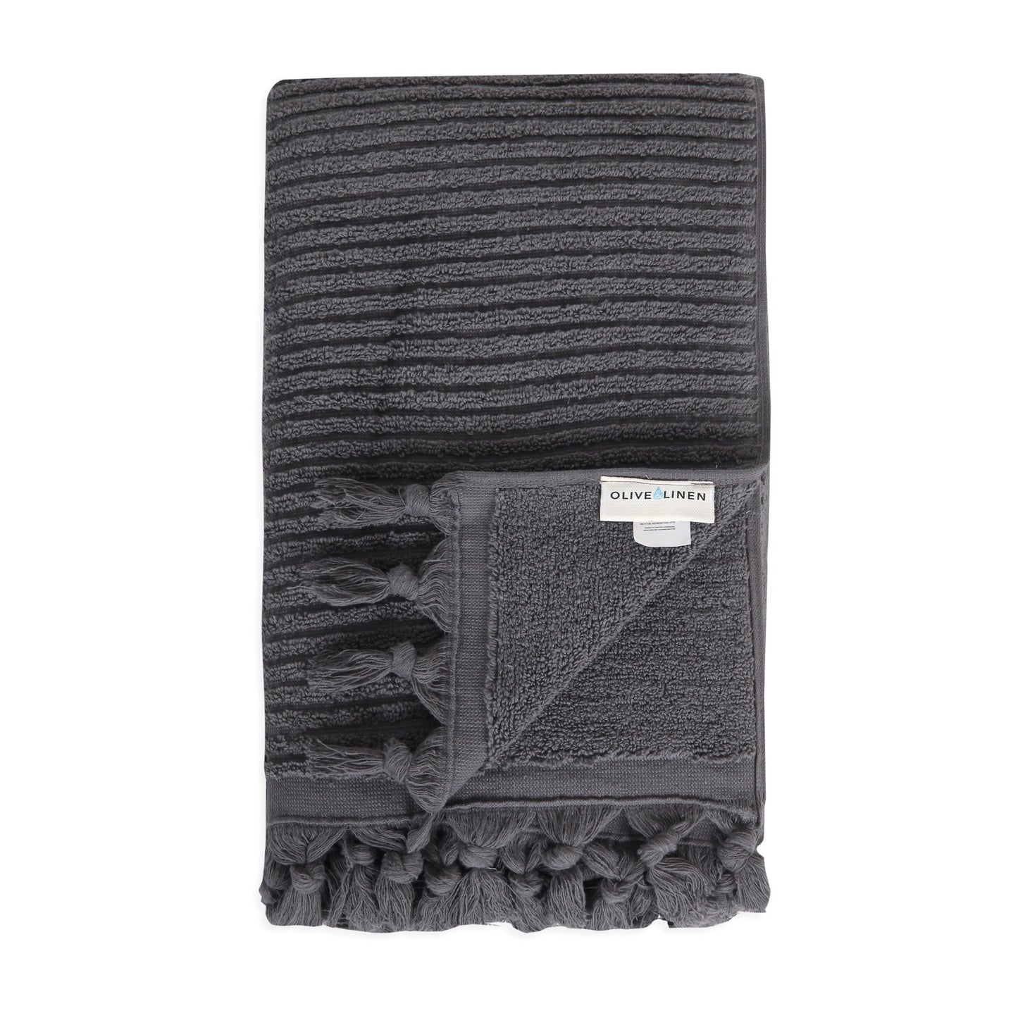 Ribbed Loom Terry Hand Towel Bundle