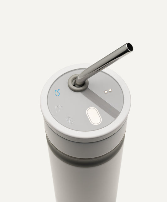 Uvio Self Purifying Water Bottle - Glacier White