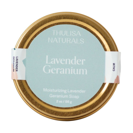 Lavender Geranium Shea Butter Hand and Body Travel Soap