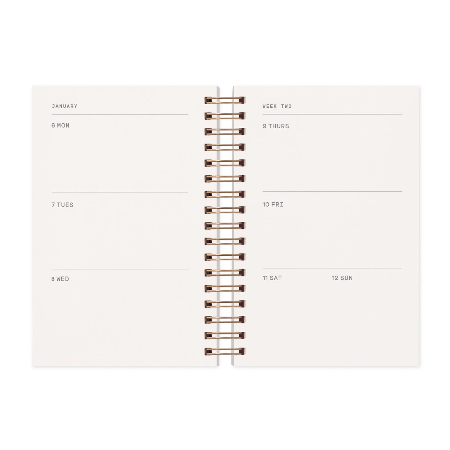 Sol A6 Dated Planner