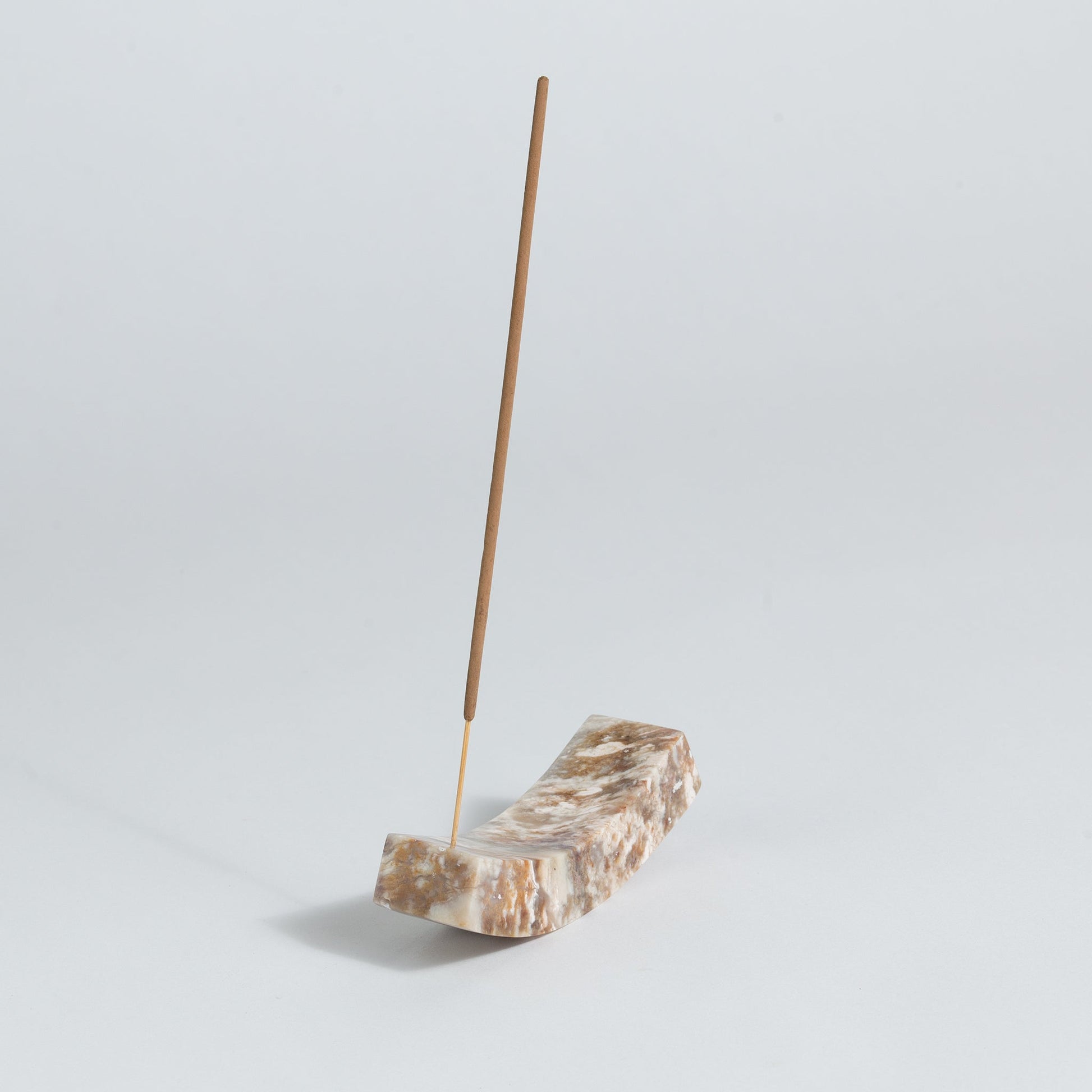 Smile gemstone incense holder Black Onyx