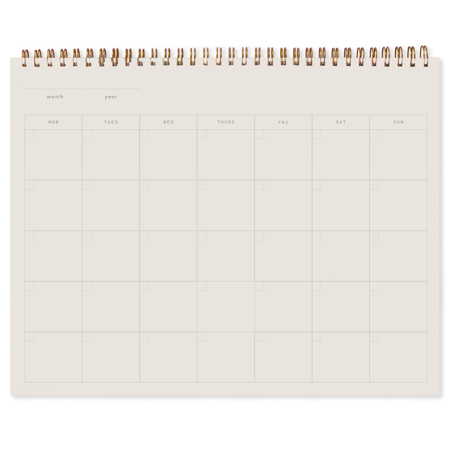 Terre Undated Monthly Planner Sketchbook