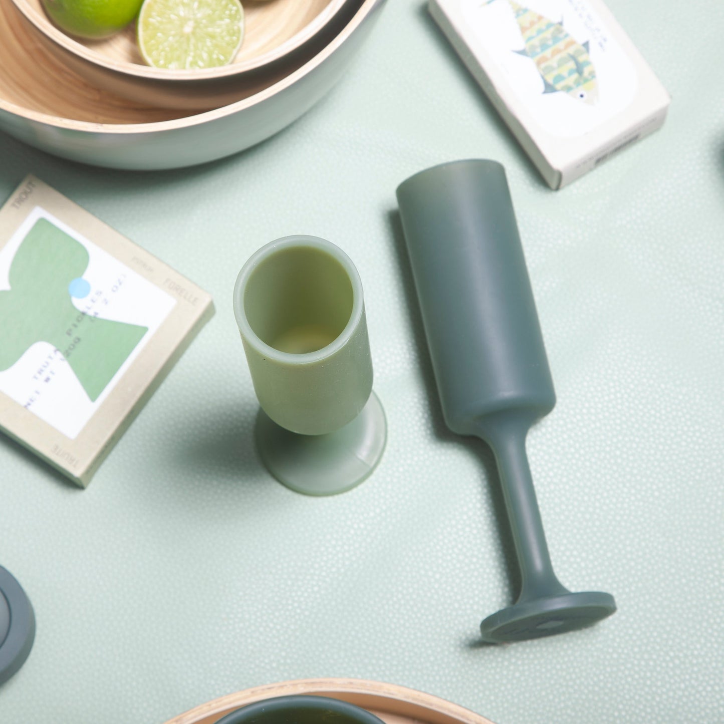 Sage + Olive | Seff | Unbreakable Champagne Flutes