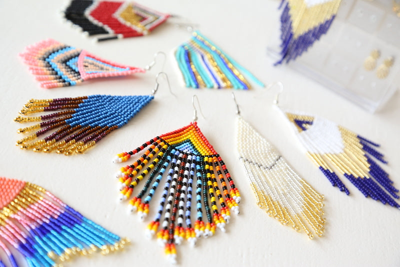 Champagne Embera Earrings