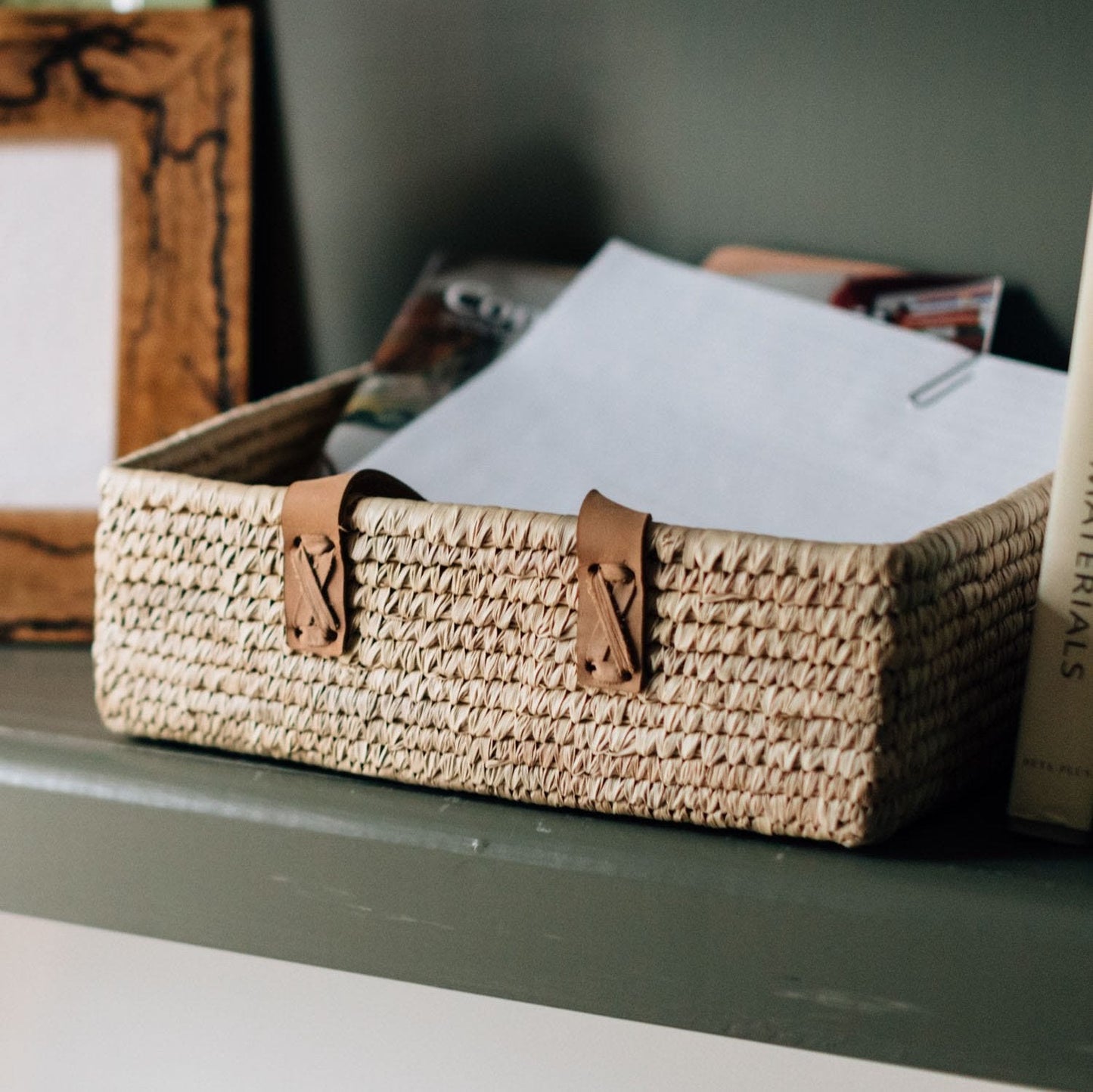Square Handled Basket