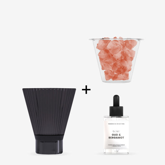 ZAI Himalayan Rock Salt Diffuser - Charcoal