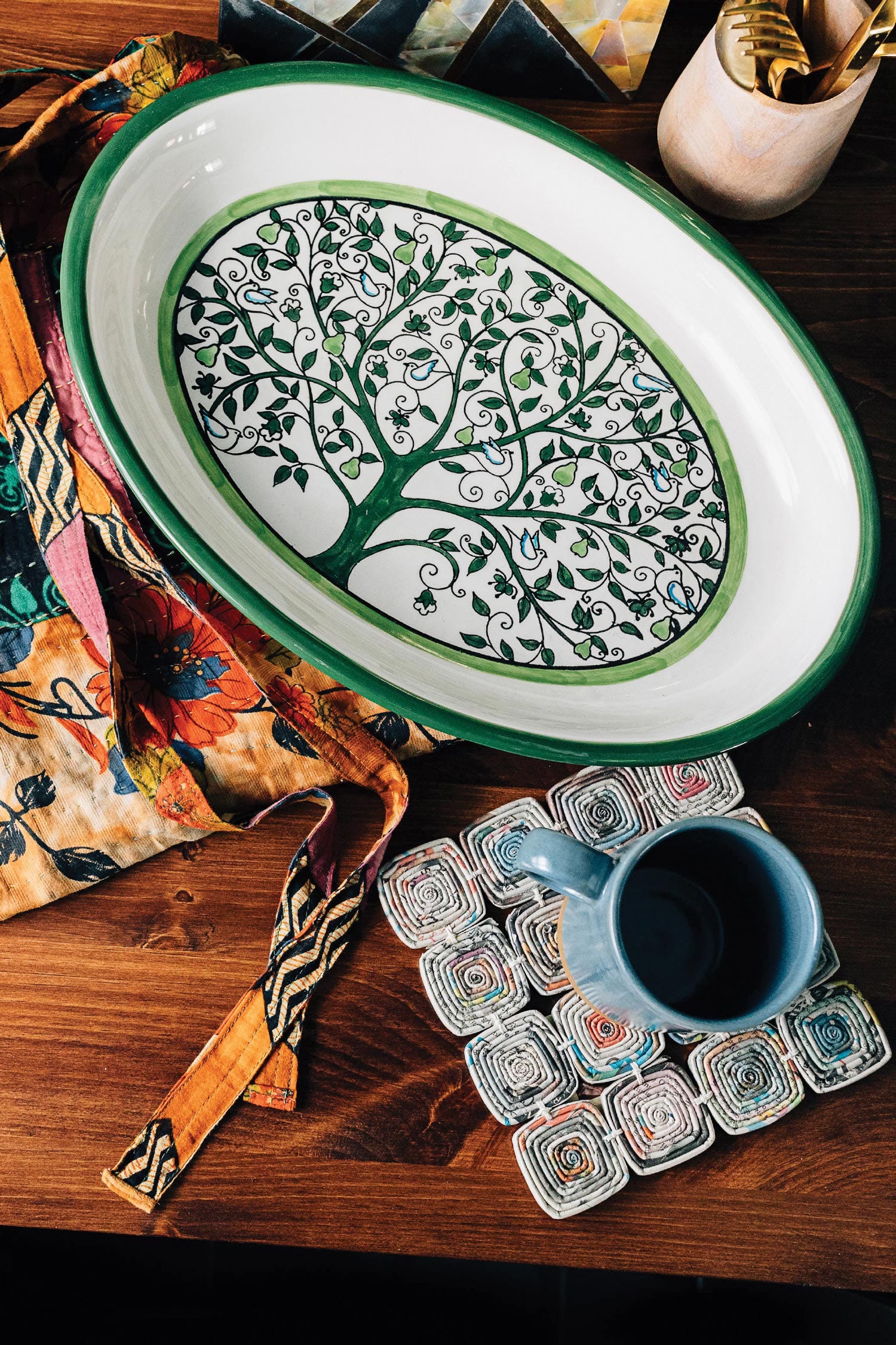 Tree of Life Serving Platter