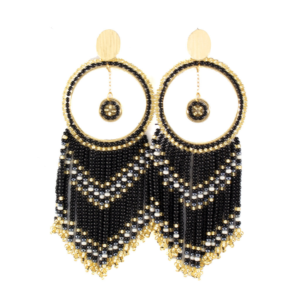 Perla Earring Black