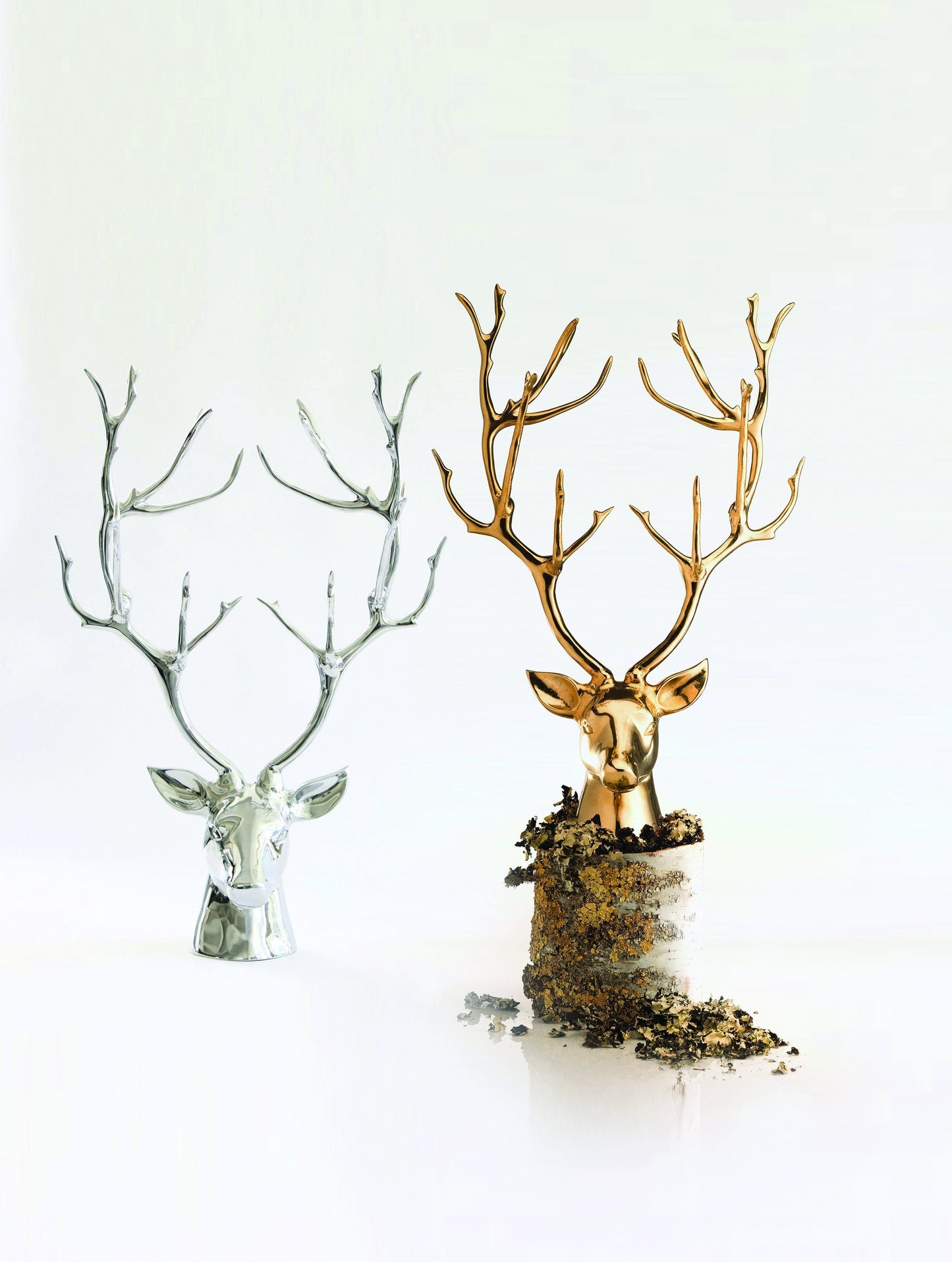 Stag Bust Silver