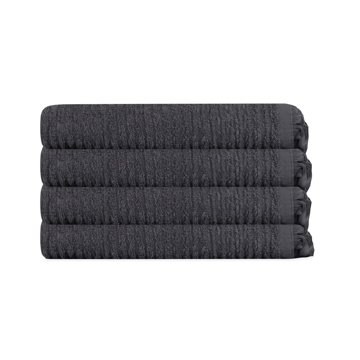 Ribbed Loom Terry Hand Towel Bundle
