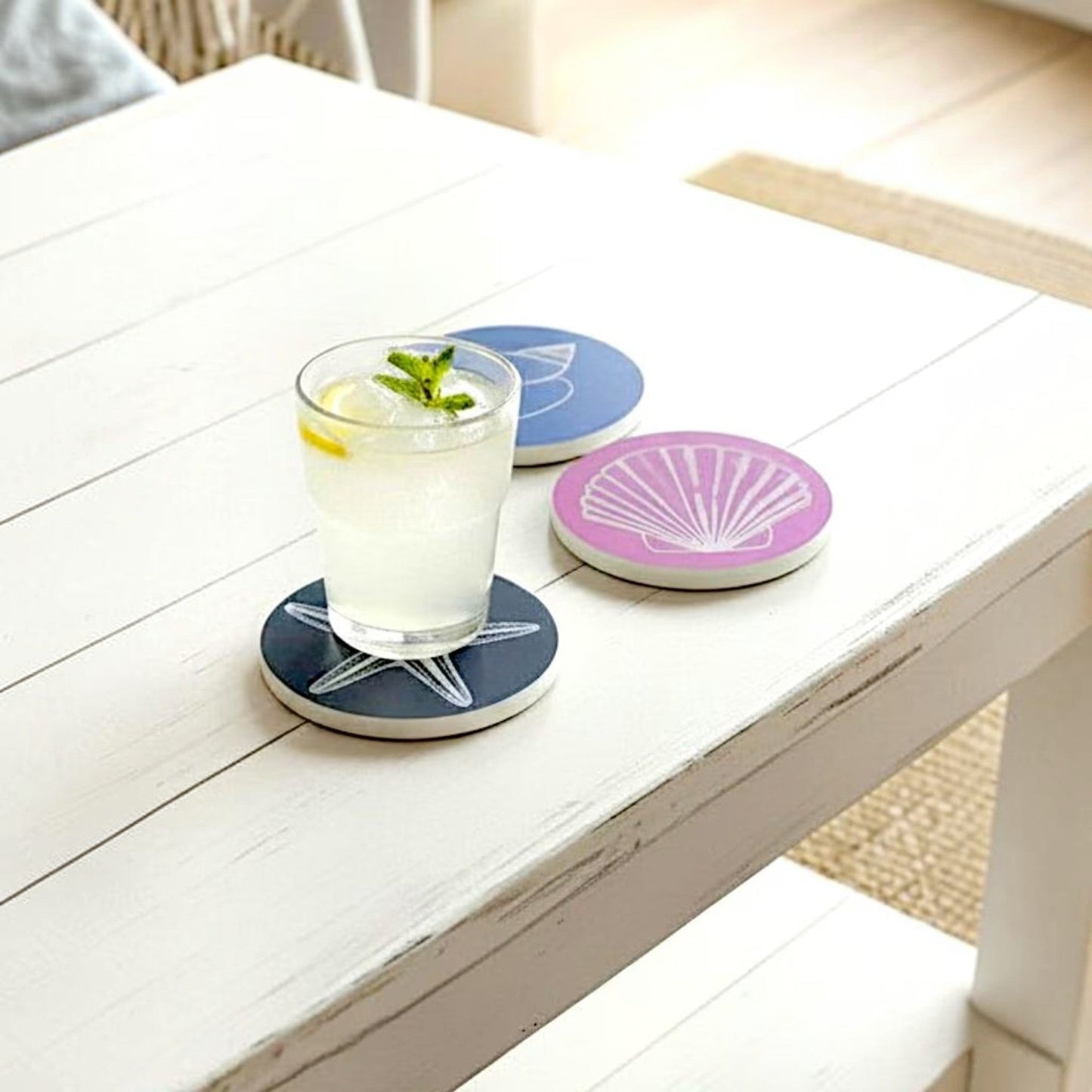 S/4 Ceramic Coasters