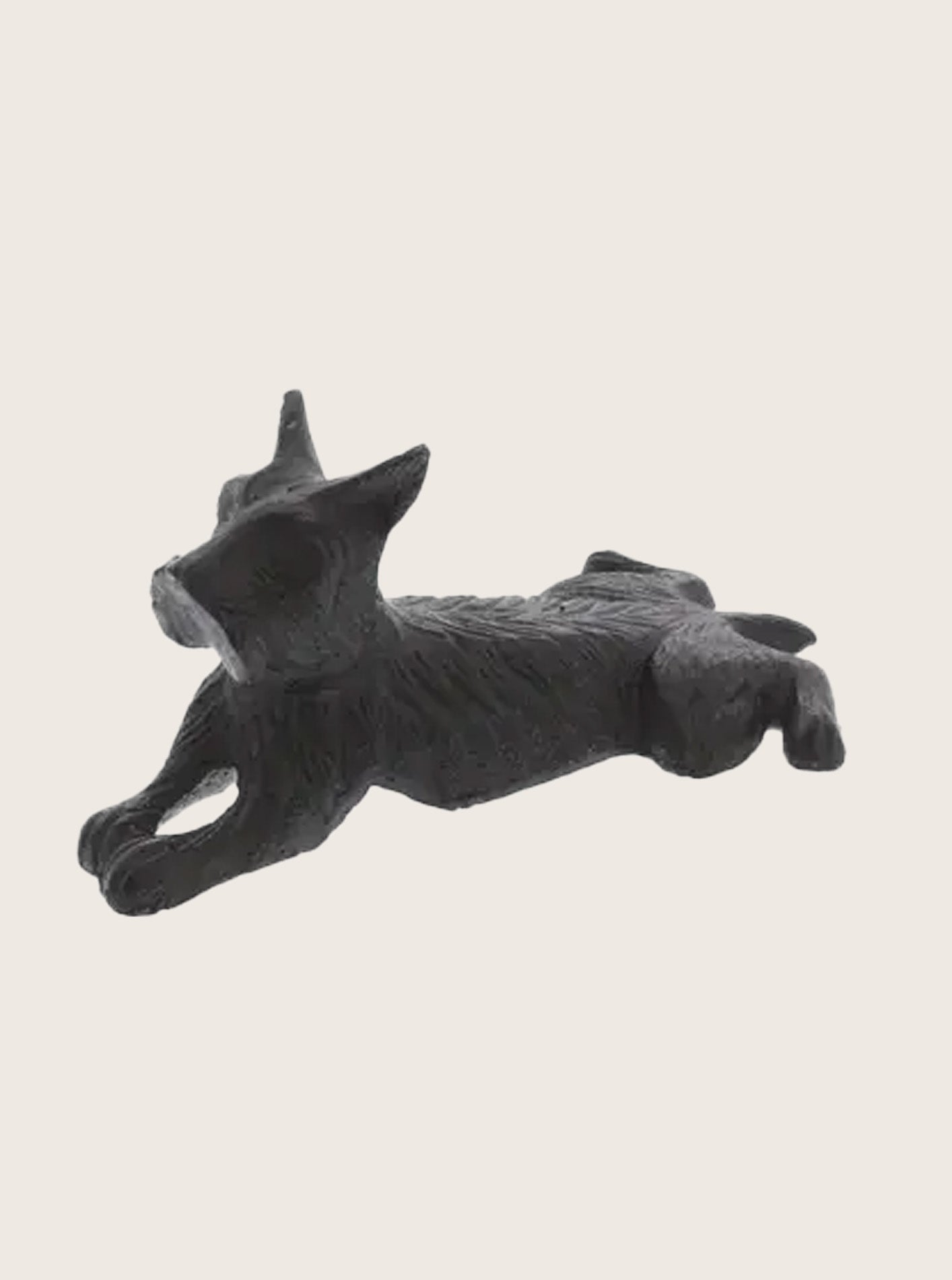 CAST IRON DOG DOOR STOP