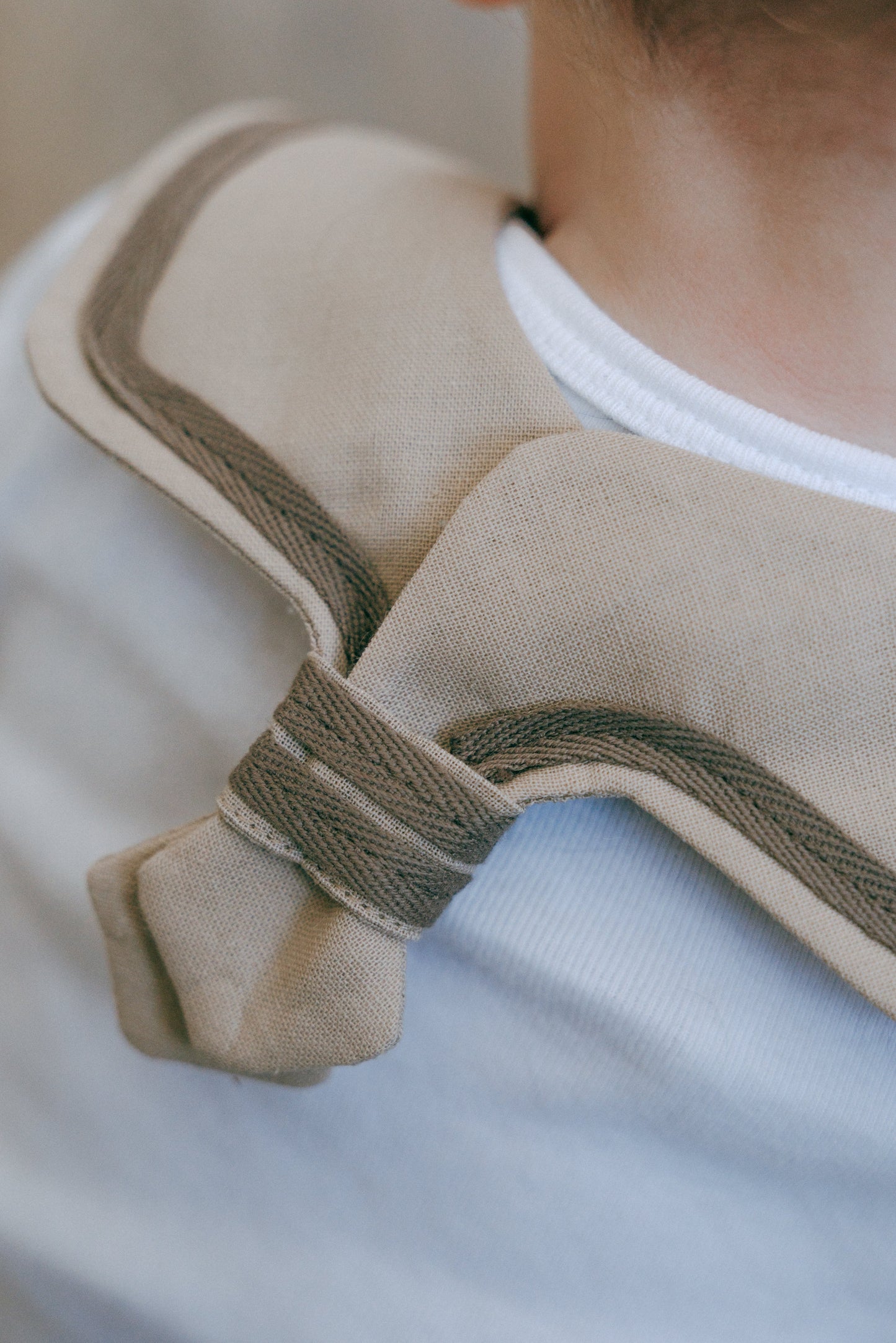 Sailor Style Collar- Brown