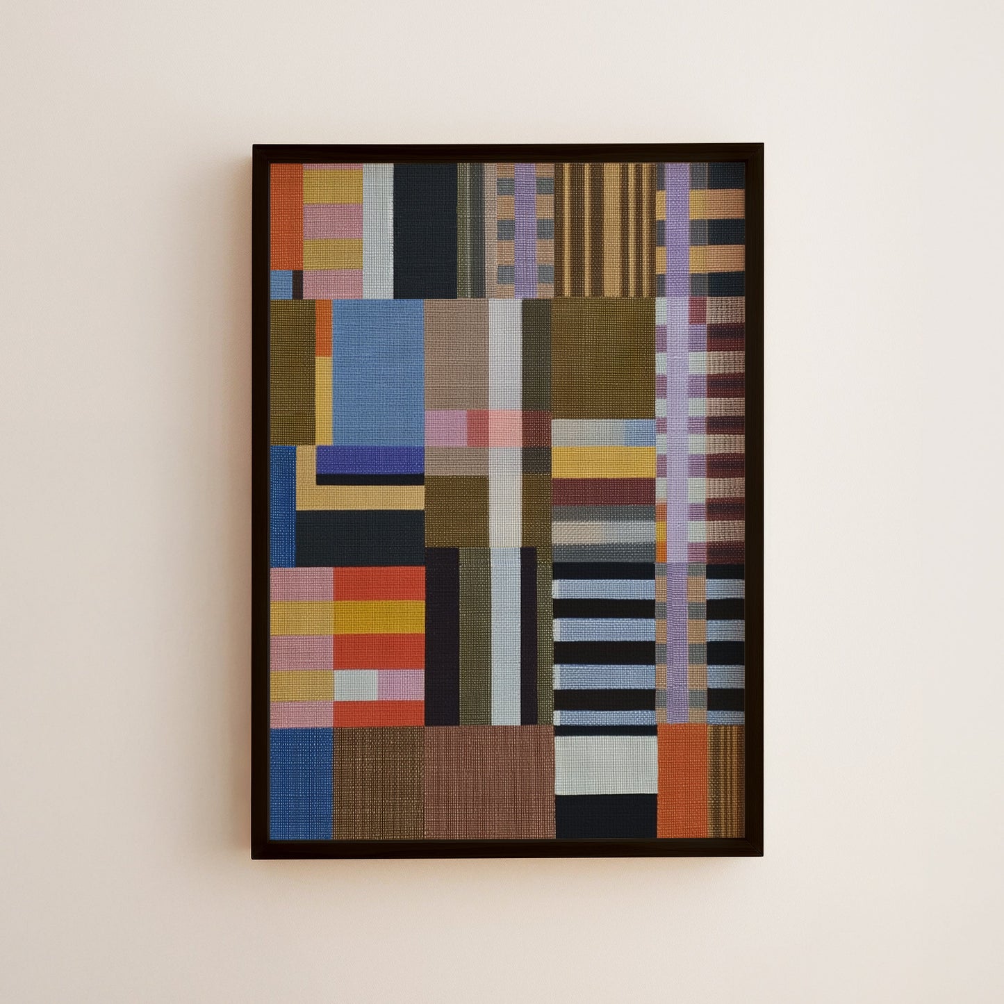 Woven Perspectives No. 02 — Geometric Abstract Art Print