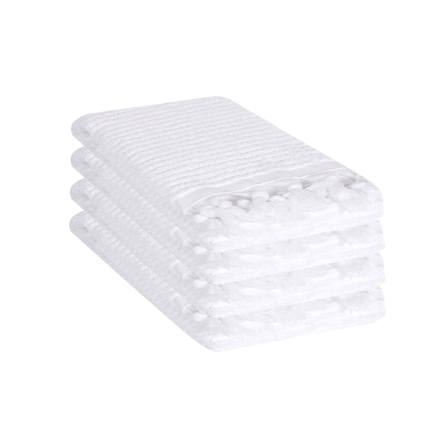 Ribbed Loom Terry Hand Towel Bundle