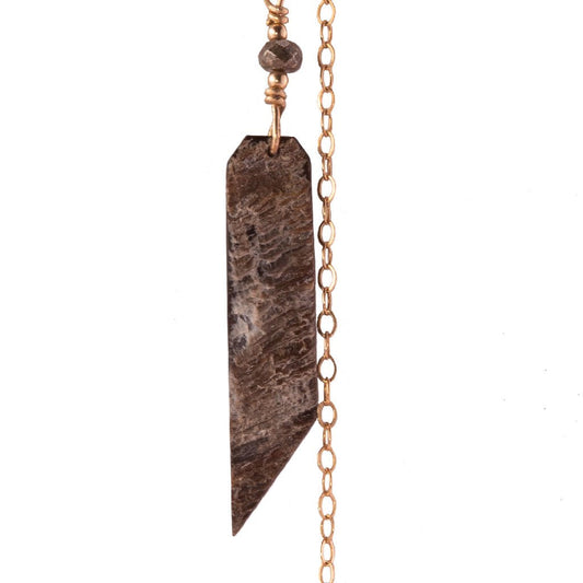 Marcilia 18K Gold Long Lariat