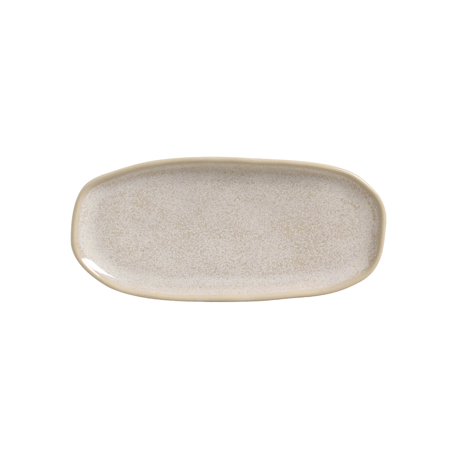 Shallow Organic Oval Platter Small Set of 4