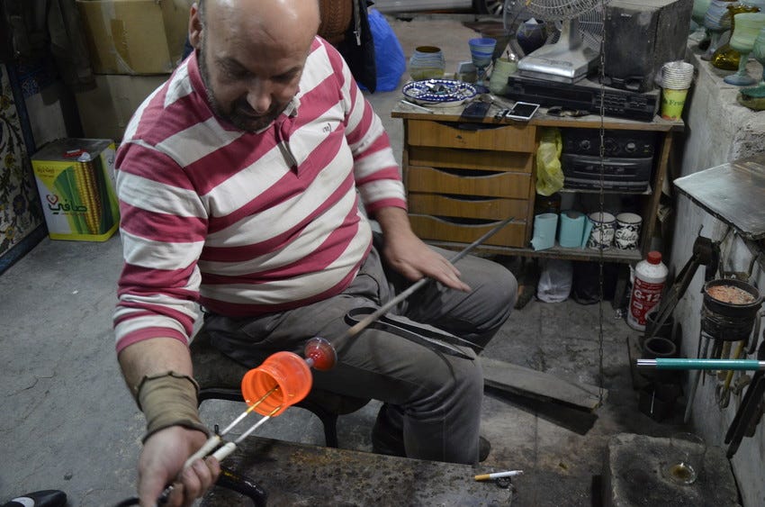 Phoenician Glass Goblet