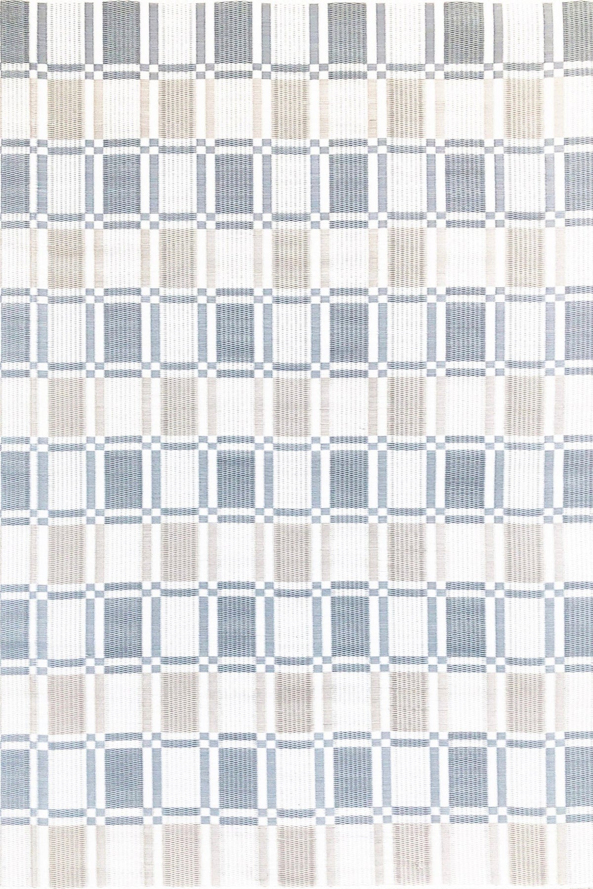 Plaid Off White & Stone