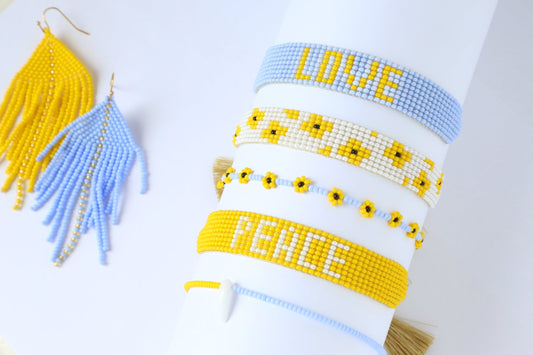 Sunflower Bracelet Pearl