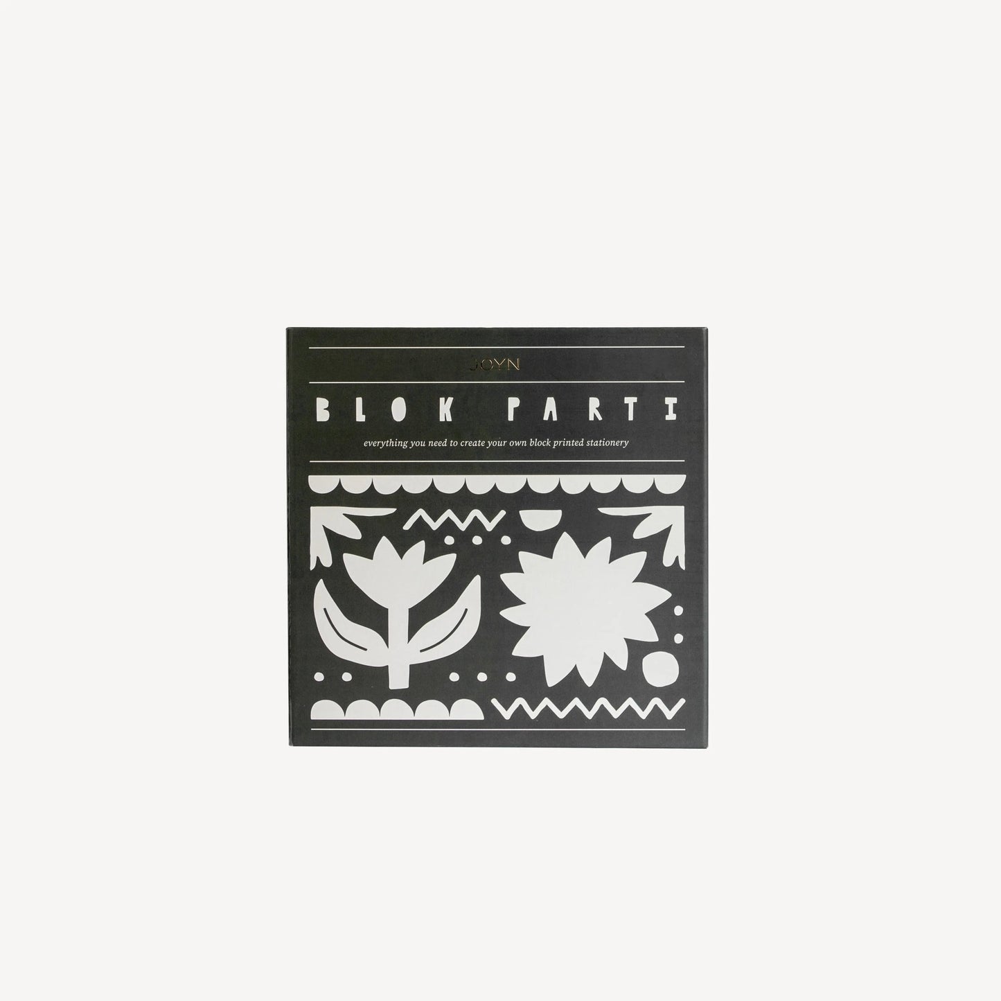 Block Printing Kit - Tulip Print Stationery Set