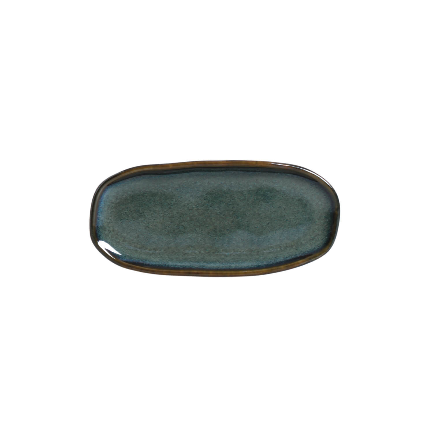 Shallow Organic Oval Platter Mini Set of 4