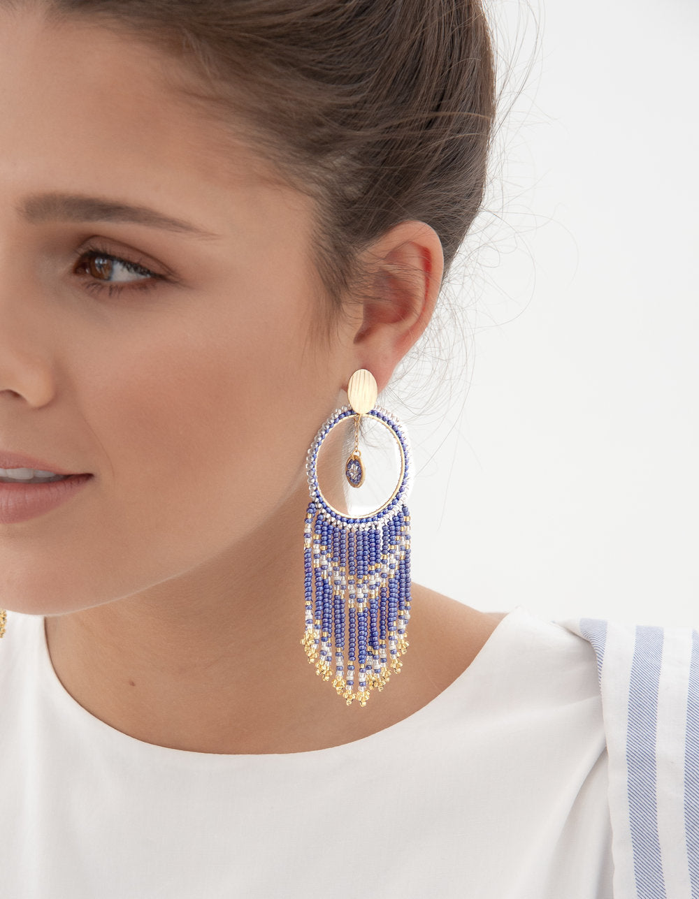 Perla Earring Blue