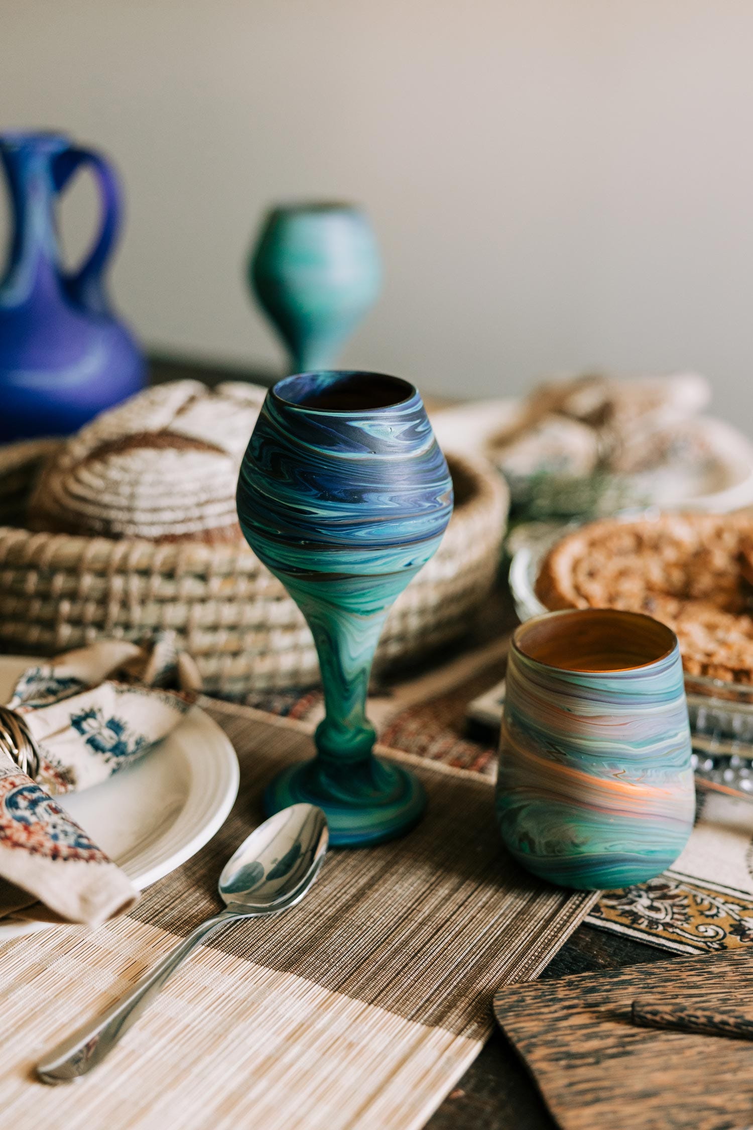 Phoenician Glass Goblet